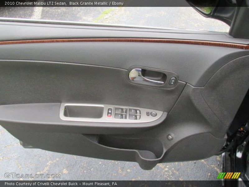 Black Granite Metallic / Ebony 2010 Chevrolet Malibu LTZ Sedan