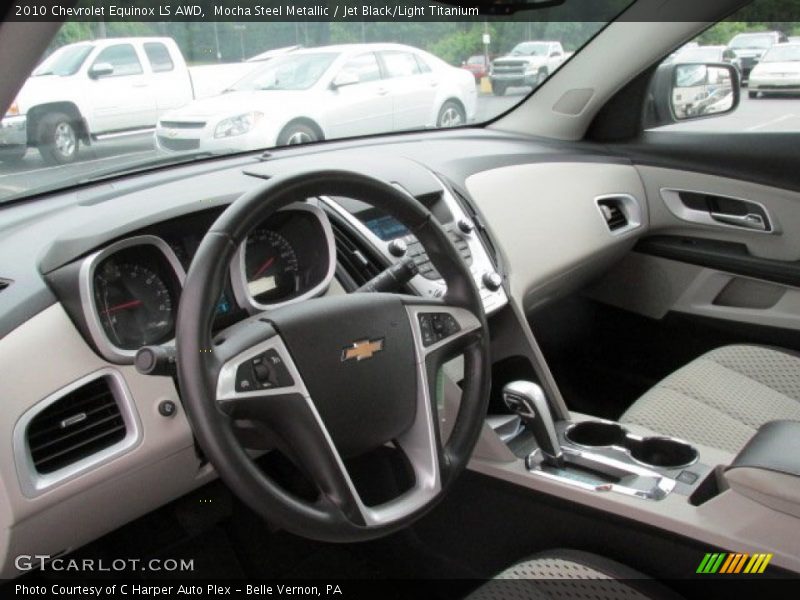 Mocha Steel Metallic / Jet Black/Light Titanium 2010 Chevrolet Equinox LS AWD