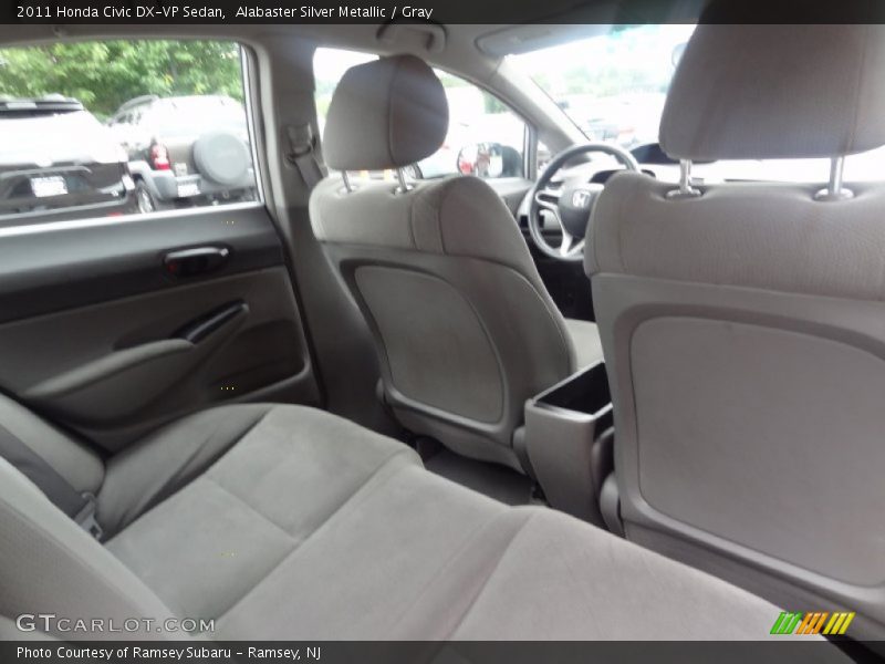 Alabaster Silver Metallic / Gray 2011 Honda Civic DX-VP Sedan
