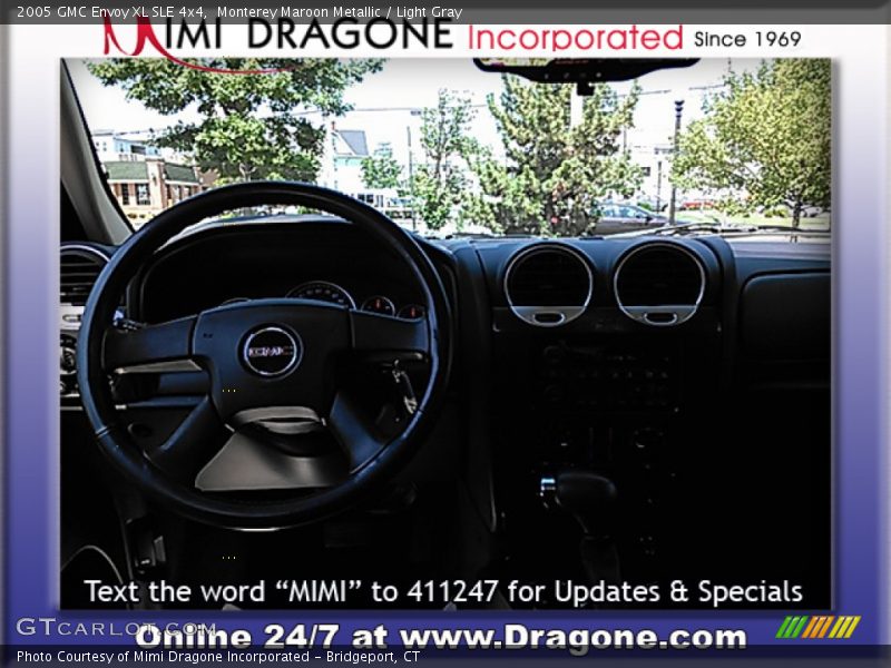 Monterey Maroon Metallic / Light Gray 2005 GMC Envoy XL SLE 4x4