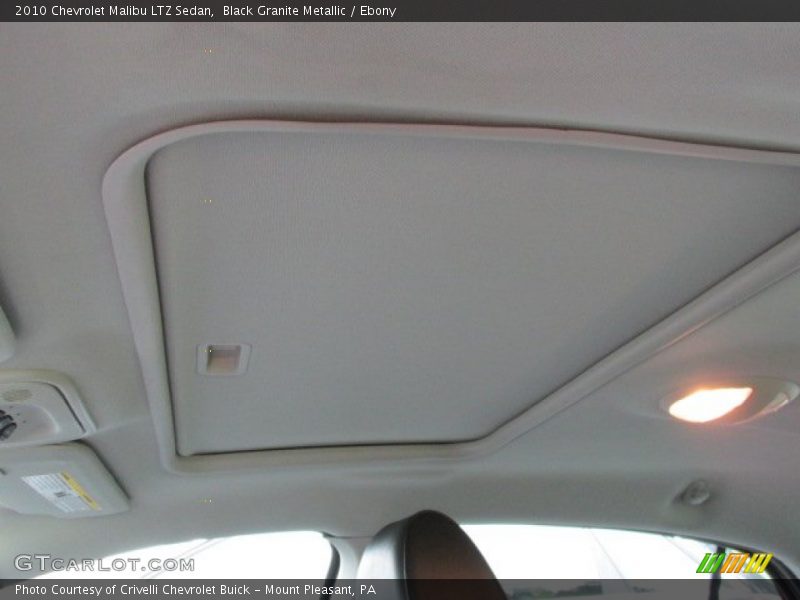 Black Granite Metallic / Ebony 2010 Chevrolet Malibu LTZ Sedan