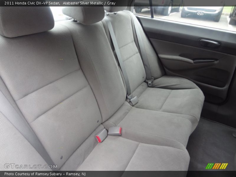 Alabaster Silver Metallic / Gray 2011 Honda Civic DX-VP Sedan