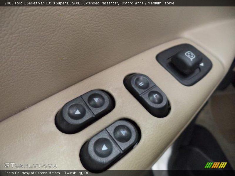 Oxford White / Medium Pebble 2003 Ford E Series Van E350 Super Duty XLT Extended Passenger