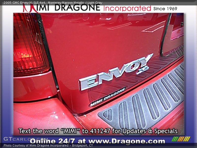 Monterey Maroon Metallic / Light Gray 2005 GMC Envoy XL SLE 4x4
