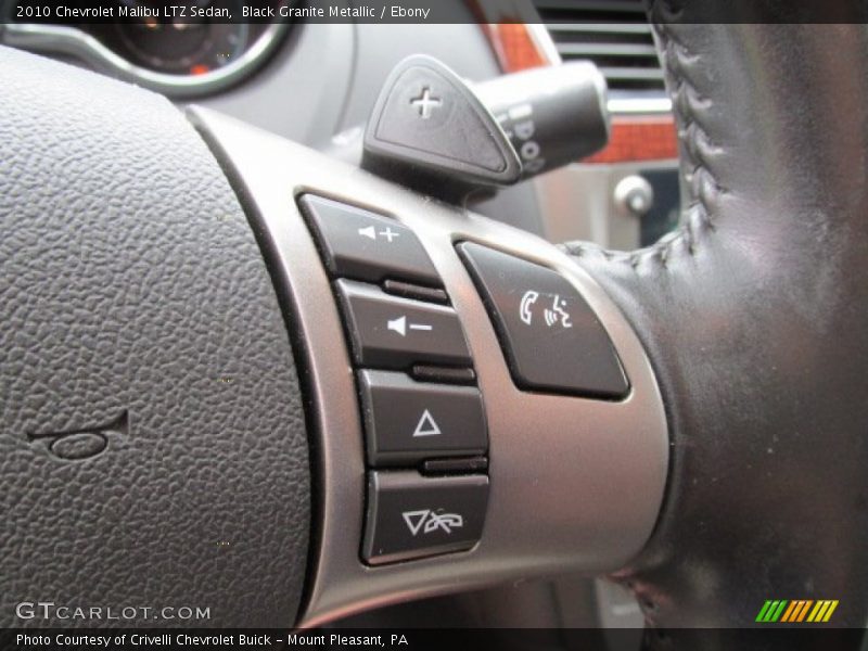 Black Granite Metallic / Ebony 2010 Chevrolet Malibu LTZ Sedan