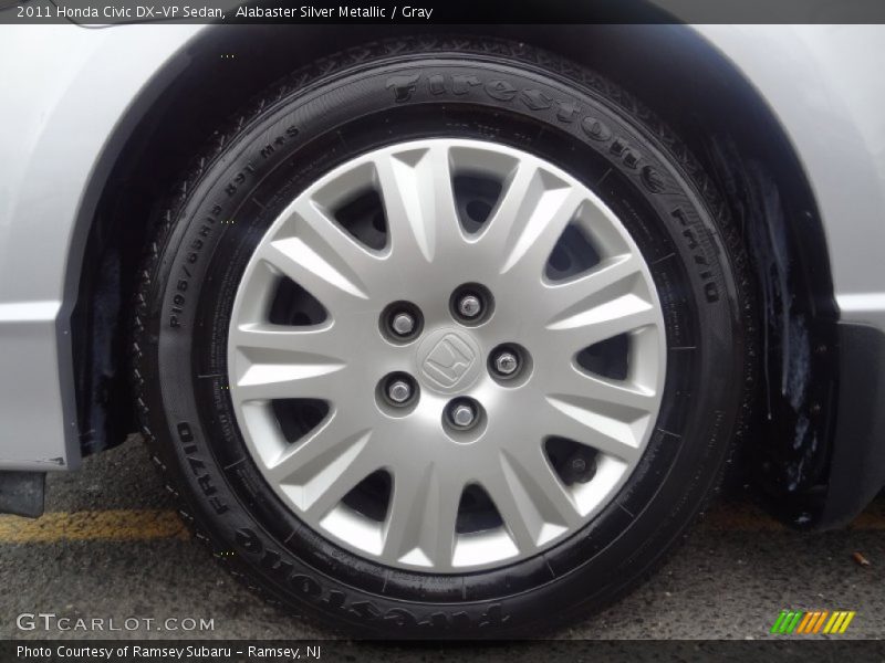 Alabaster Silver Metallic / Gray 2011 Honda Civic DX-VP Sedan