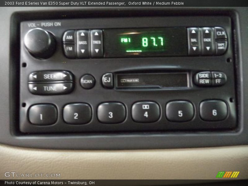 Audio System of 2003 E Series Van E350 Super Duty XLT Extended Passenger