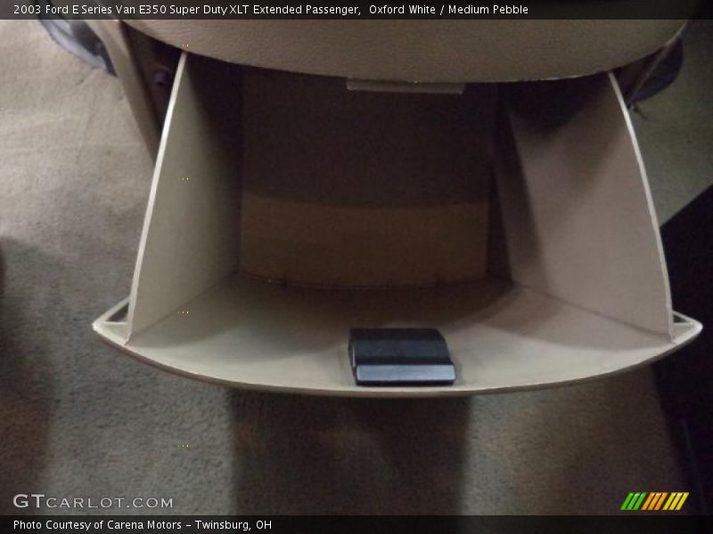 Oxford White / Medium Pebble 2003 Ford E Series Van E350 Super Duty XLT Extended Passenger