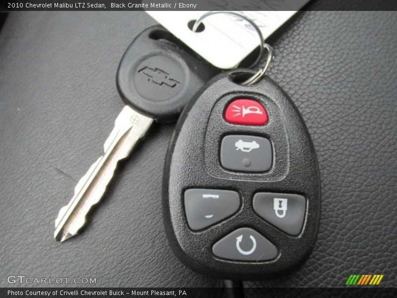 Keys of 2010 Malibu LTZ Sedan