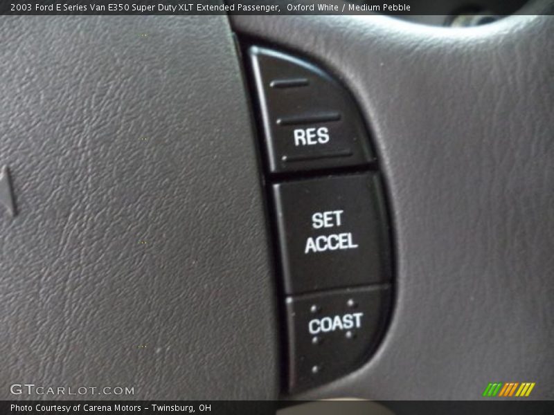 Oxford White / Medium Pebble 2003 Ford E Series Van E350 Super Duty XLT Extended Passenger