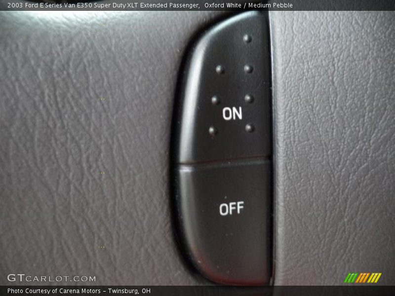 Oxford White / Medium Pebble 2003 Ford E Series Van E350 Super Duty XLT Extended Passenger