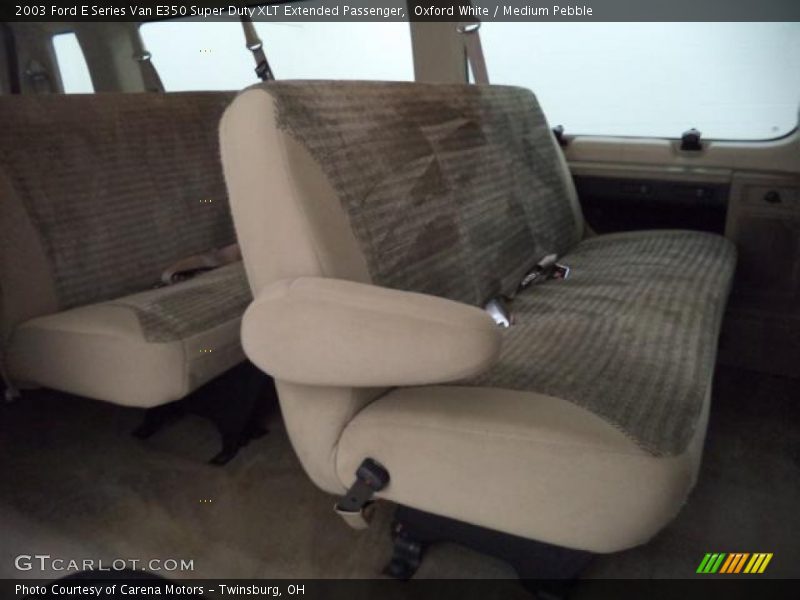 Oxford White / Medium Pebble 2003 Ford E Series Van E350 Super Duty XLT Extended Passenger