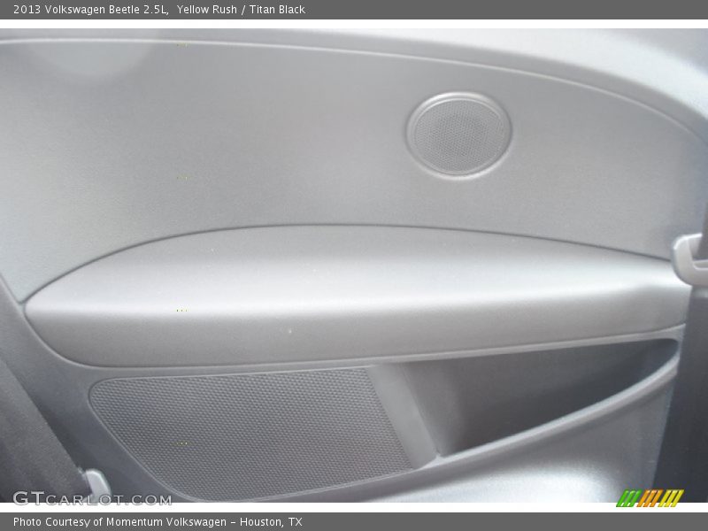 Yellow Rush / Titan Black 2013 Volkswagen Beetle 2.5L
