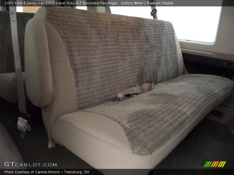 Oxford White / Medium Pebble 2003 Ford E Series Van E350 Super Duty XLT Extended Passenger