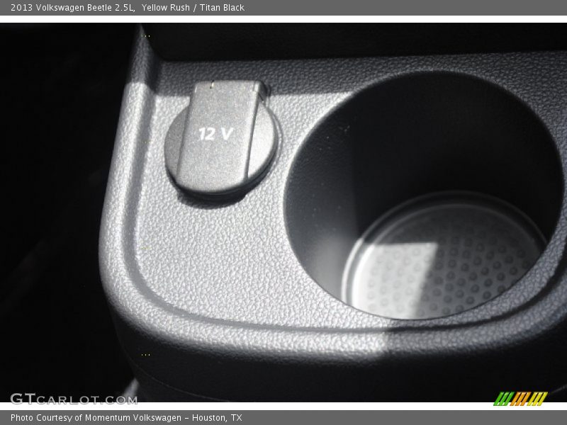 Yellow Rush / Titan Black 2013 Volkswagen Beetle 2.5L