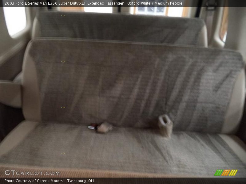 Oxford White / Medium Pebble 2003 Ford E Series Van E350 Super Duty XLT Extended Passenger