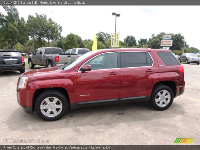 Merlot Jewel Metallic / Jet Black 2010 GMC Terrain SLE