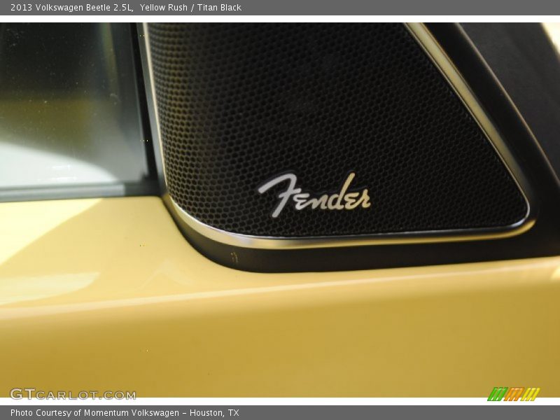 Yellow Rush / Titan Black 2013 Volkswagen Beetle 2.5L