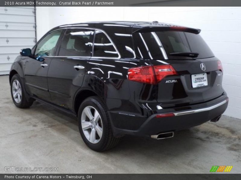 Crystal Black Pearl / Parchment 2010 Acura MDX Technology