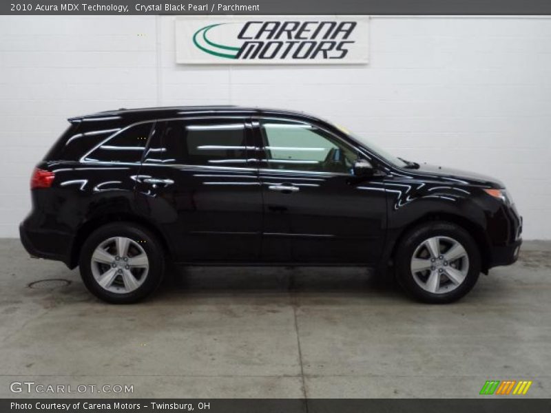 Crystal Black Pearl / Parchment 2010 Acura MDX Technology
