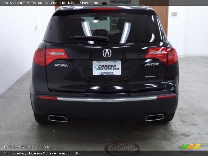 Crystal Black Pearl / Parchment 2010 Acura MDX Technology