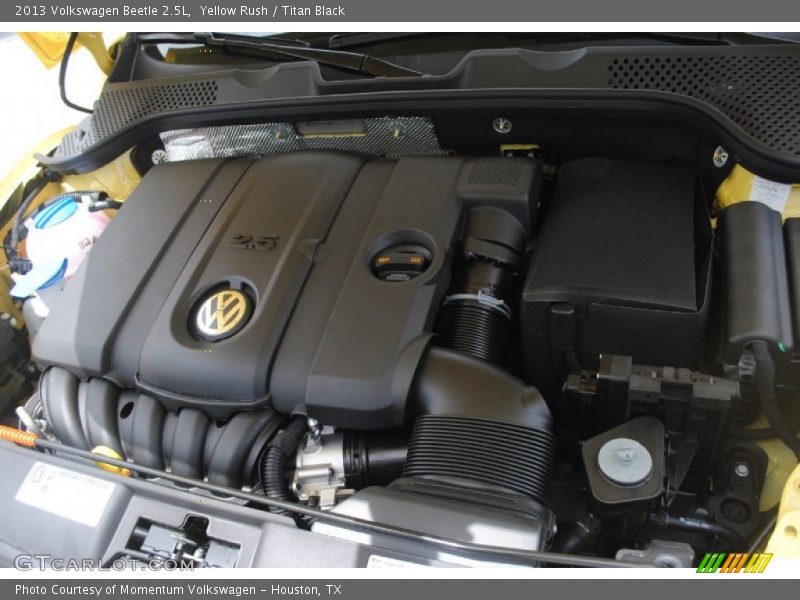 Yellow Rush / Titan Black 2013 Volkswagen Beetle 2.5L