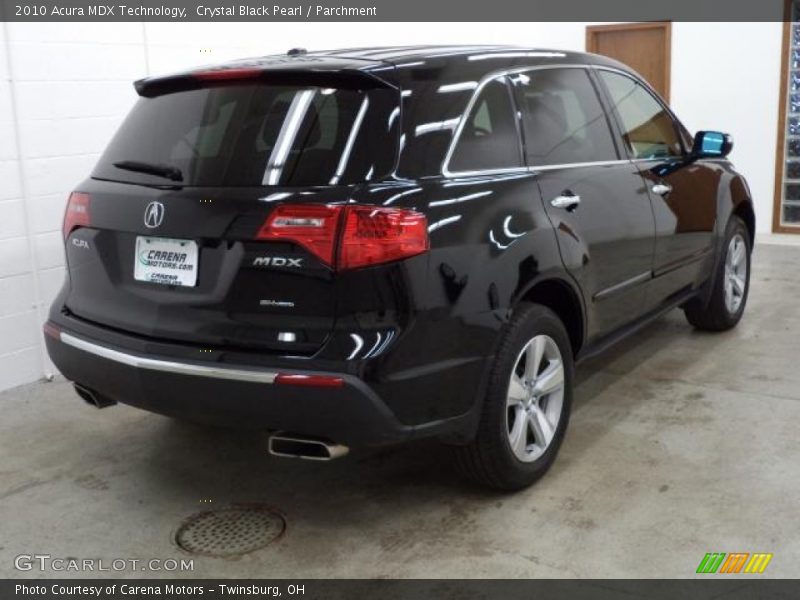 Crystal Black Pearl / Parchment 2010 Acura MDX Technology