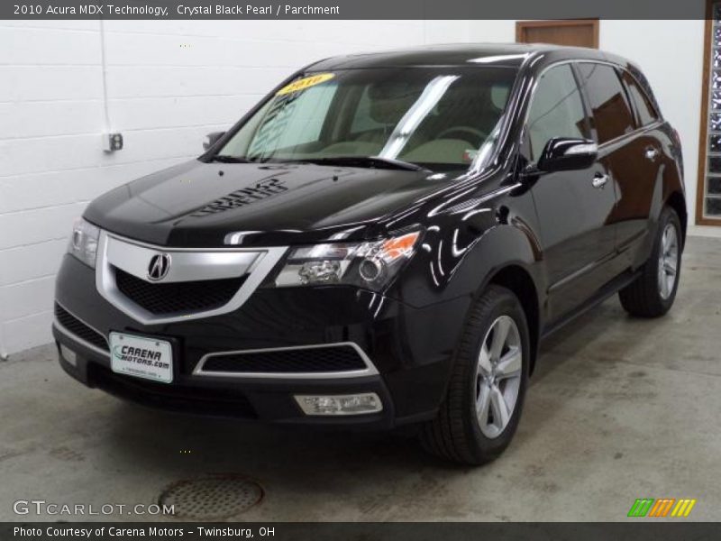Crystal Black Pearl / Parchment 2010 Acura MDX Technology