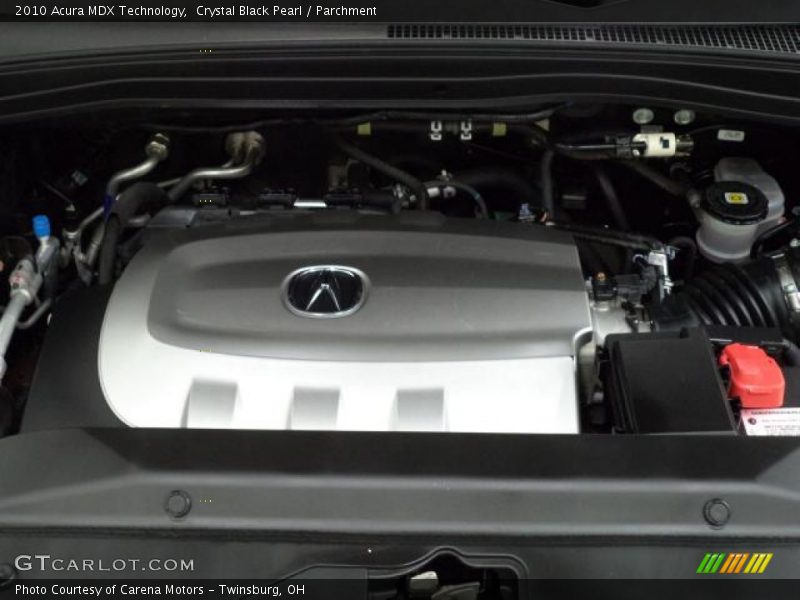 Crystal Black Pearl / Parchment 2010 Acura MDX Technology