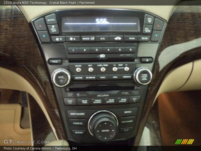 Crystal Black Pearl / Parchment 2010 Acura MDX Technology