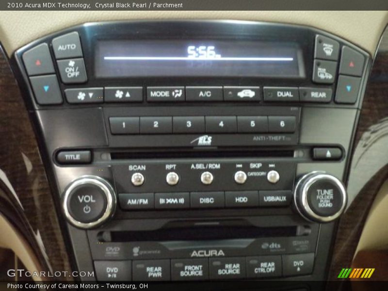 Crystal Black Pearl / Parchment 2010 Acura MDX Technology