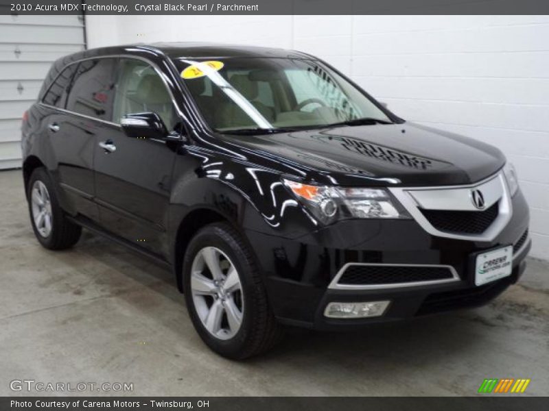 Crystal Black Pearl / Parchment 2010 Acura MDX Technology
