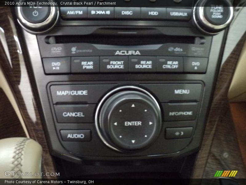 Crystal Black Pearl / Parchment 2010 Acura MDX Technology