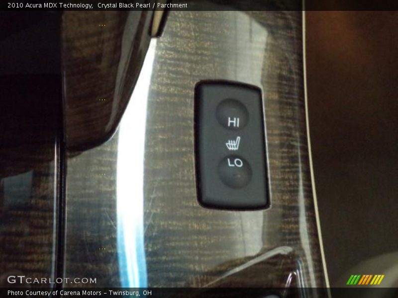 Crystal Black Pearl / Parchment 2010 Acura MDX Technology