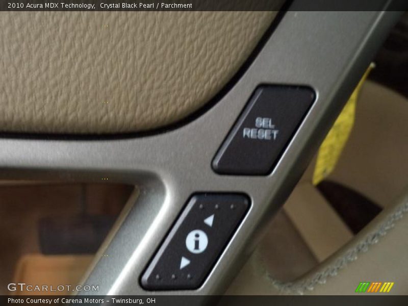 Crystal Black Pearl / Parchment 2010 Acura MDX Technology
