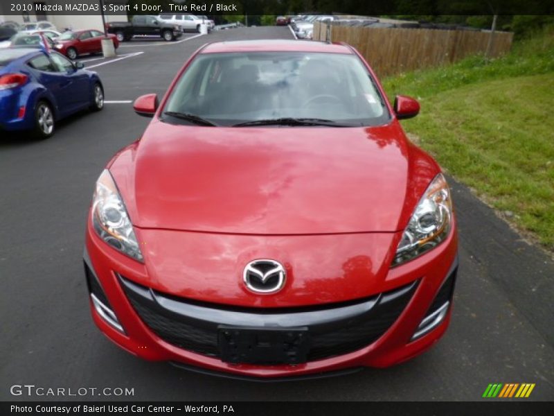 True Red / Black 2010 Mazda MAZDA3 s Sport 4 Door