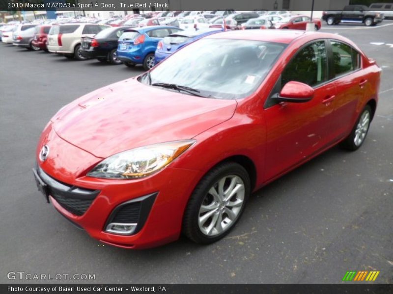 True Red / Black 2010 Mazda MAZDA3 s Sport 4 Door