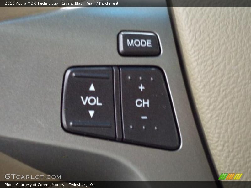 Crystal Black Pearl / Parchment 2010 Acura MDX Technology