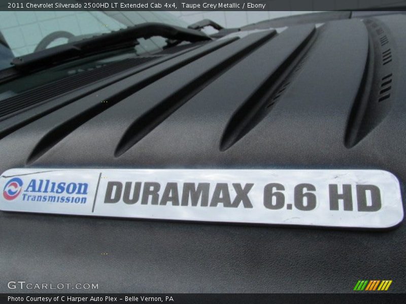 Taupe Grey Metallic / Ebony 2011 Chevrolet Silverado 2500HD LT Extended Cab 4x4