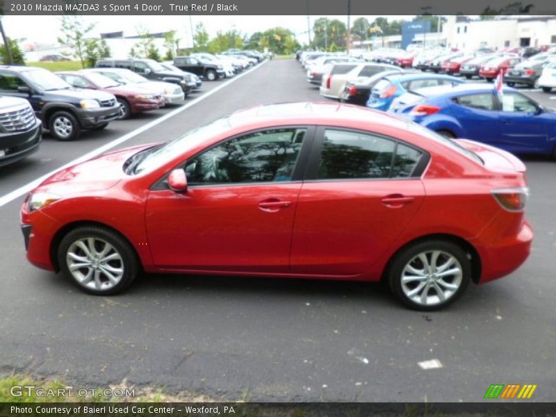 True Red / Black 2010 Mazda MAZDA3 s Sport 4 Door