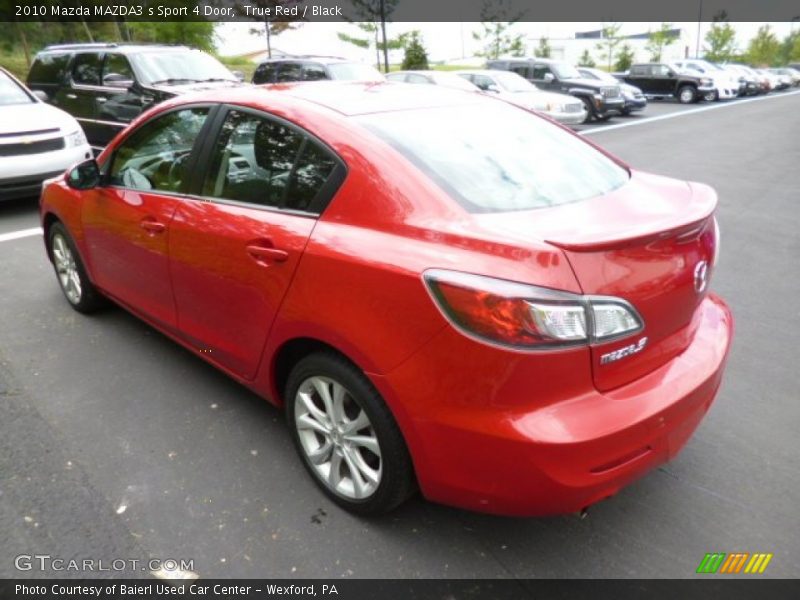 True Red / Black 2010 Mazda MAZDA3 s Sport 4 Door