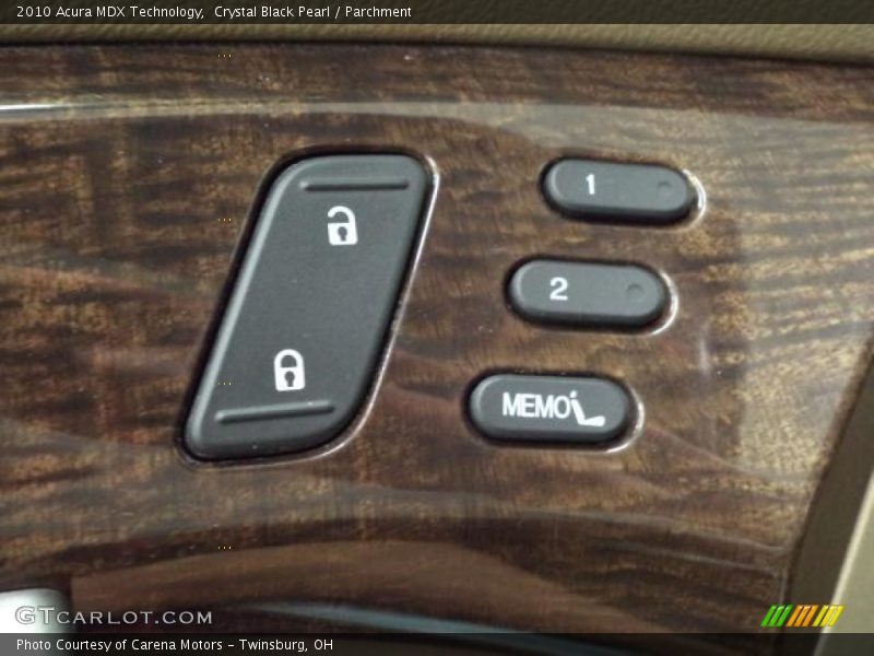 Crystal Black Pearl / Parchment 2010 Acura MDX Technology