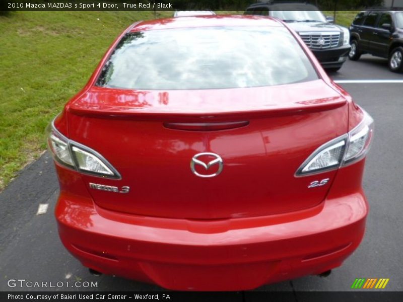 True Red / Black 2010 Mazda MAZDA3 s Sport 4 Door