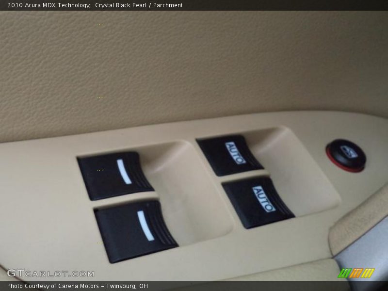 Crystal Black Pearl / Parchment 2010 Acura MDX Technology
