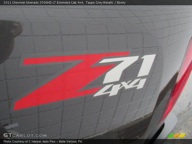 Taupe Grey Metallic / Ebony 2011 Chevrolet Silverado 2500HD LT Extended Cab 4x4