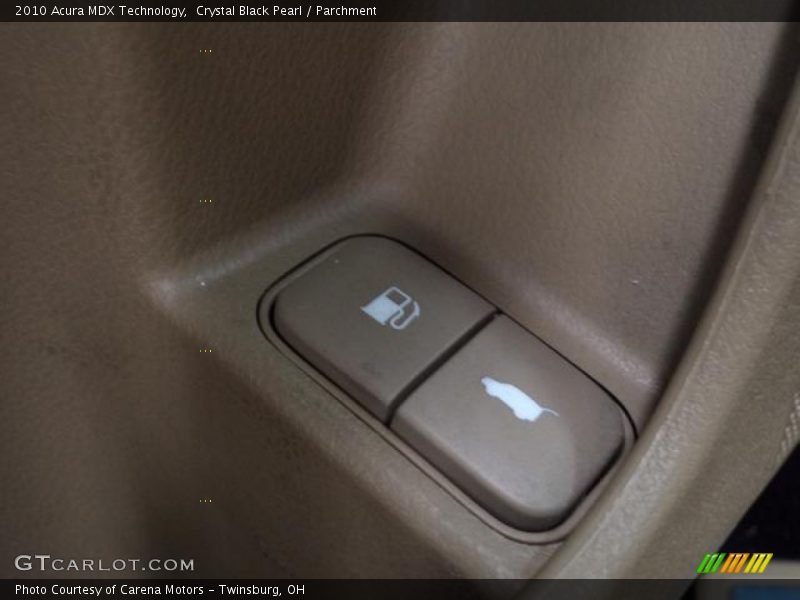 Crystal Black Pearl / Parchment 2010 Acura MDX Technology