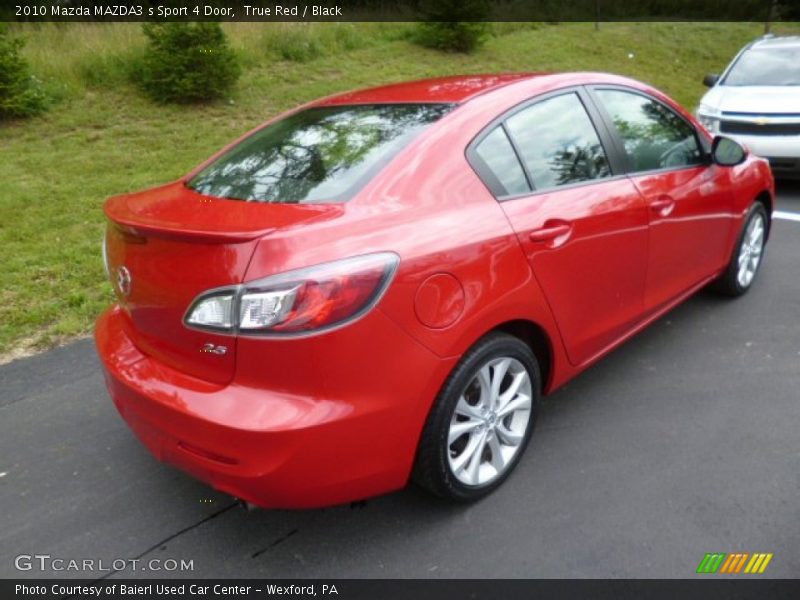 True Red / Black 2010 Mazda MAZDA3 s Sport 4 Door