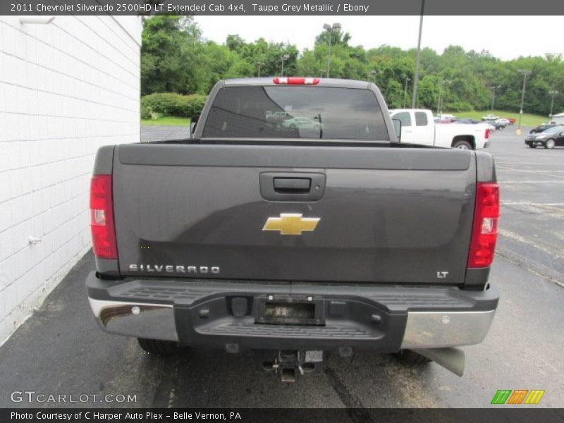 Taupe Grey Metallic / Ebony 2011 Chevrolet Silverado 2500HD LT Extended Cab 4x4