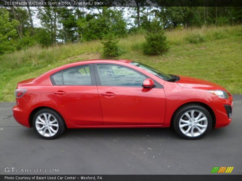 True Red / Black 2010 Mazda MAZDA3 s Sport 4 Door