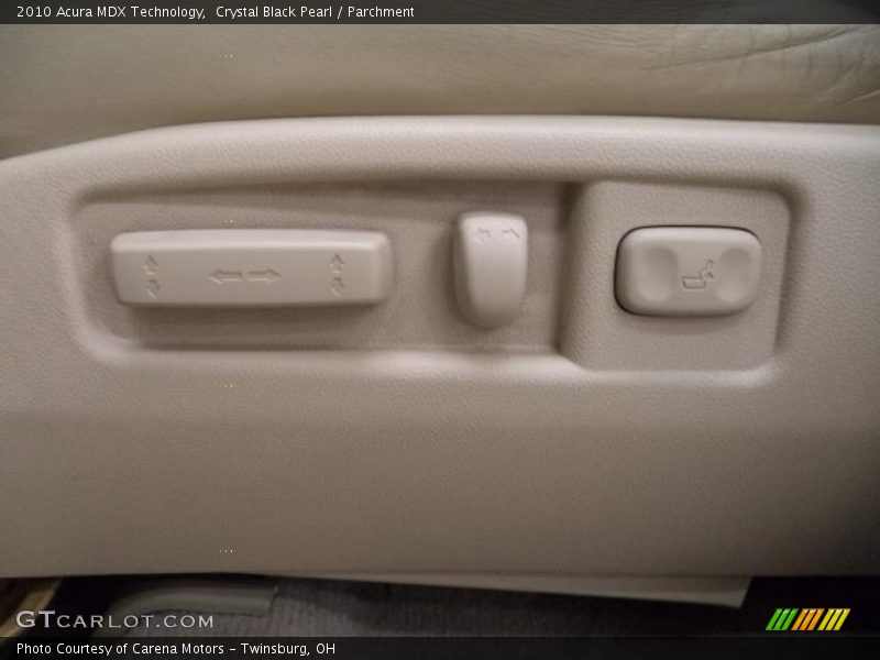 Crystal Black Pearl / Parchment 2010 Acura MDX Technology